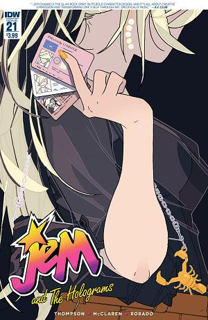 Jem and the Holograms #21 cover