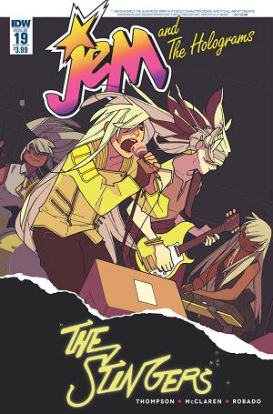 Jem and the Holograms #19 cover