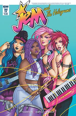Jem and the Holograms #17 cover