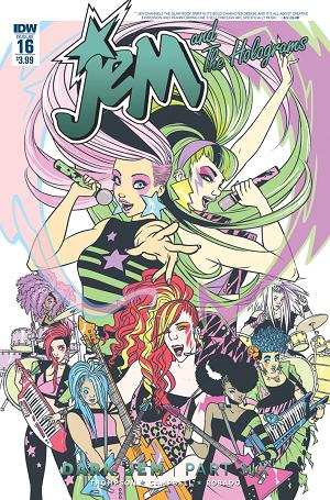 Jem and the Holograms #16 cover