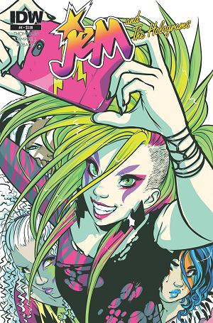 Jem and the Holograms #4 cover