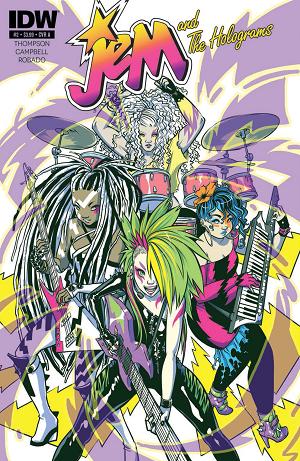 Jem and the Holograms #2 cover