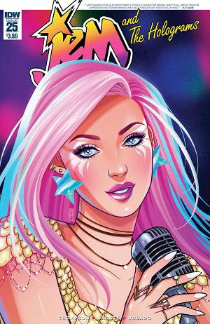 Jem and the Holograms #25 cover