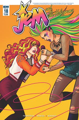 Jem and the Holograms #18 cover