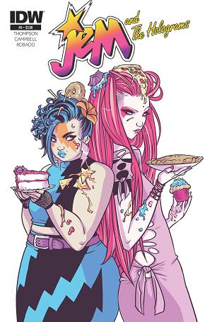 Jem and the Holograms #5 cover