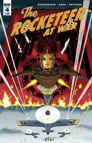 The Rocketeer At War #4 cover