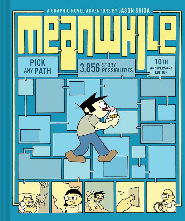 Meanwhile Pick Any Path HC cover by Jason Shiga