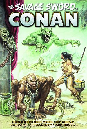 Savage Sword Of Conan The Original Comics Omnibus HC Vol 13 Direct Market Edition Earl Norem Cvr (Mr)