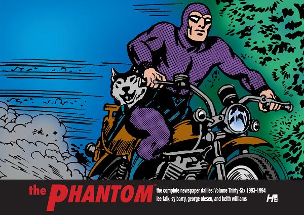 Phantom HC Vol 36 The Complete Newspaper Dailies (1993-1994) cover by Sy Barry