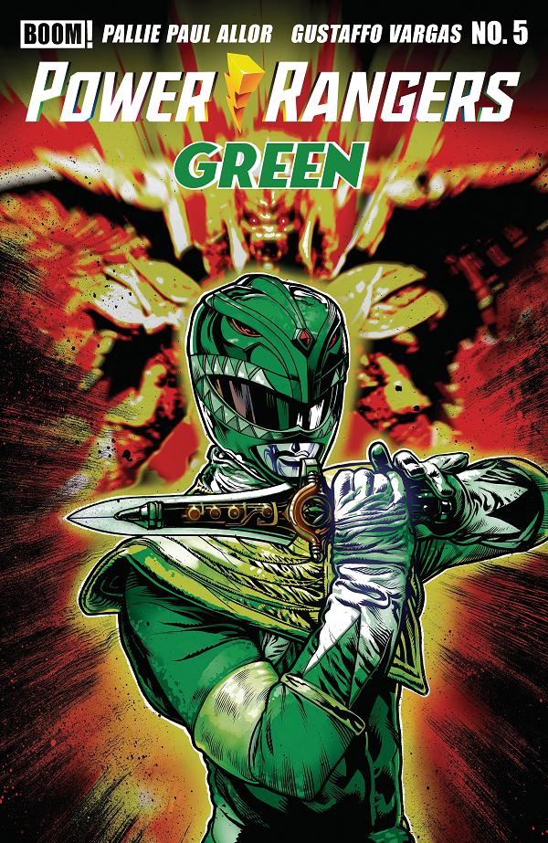 Power Rangers Green #5 cover by Tony Harris
