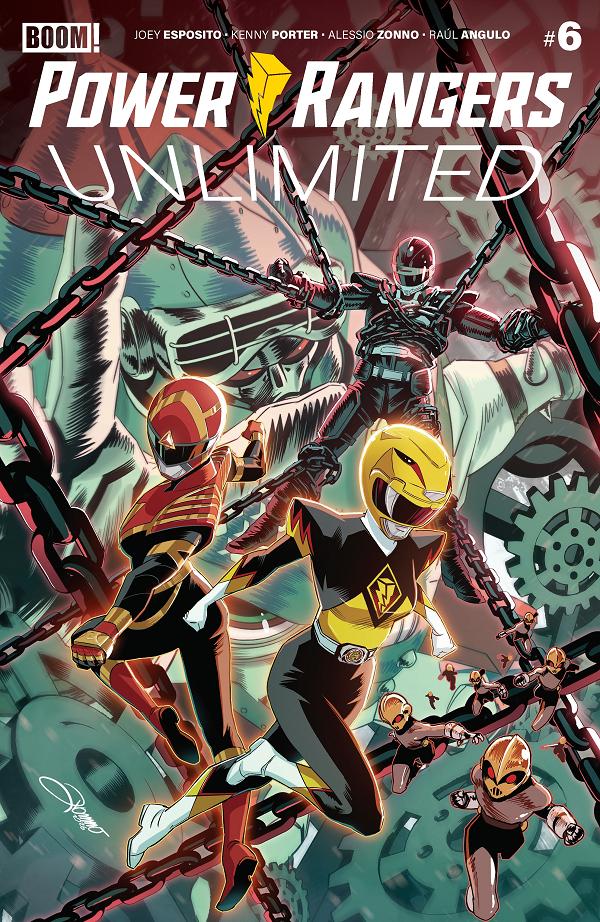 Power Rangers Unlimited #6 cover by Alessio Zonno