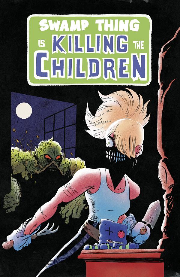 Swamp Thing Is Killing The Children #1 variant cover by Tyler Boss