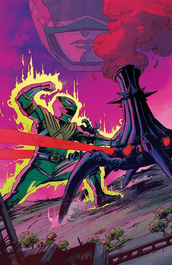 Power Rangers Green #5 variant cover by Gustaffo Vargas