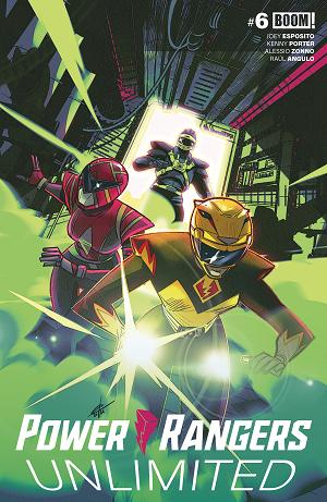 Power Rangers Unlimited #6 B Variant (Dressed, Carlini) cover