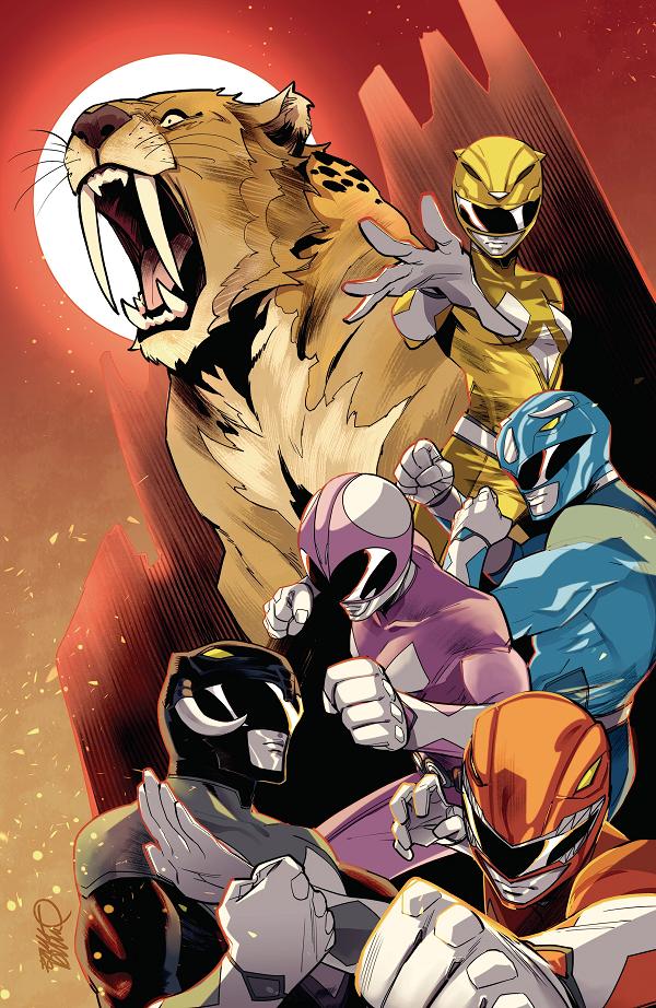 Mighty Morphin Power Rangers (2026) #7 variant cover by Erica D'Urso