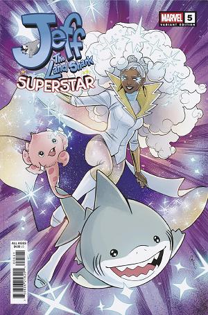 Jeff The Land Shark: Superstar #5 DANICA BRINE VARIANT cover