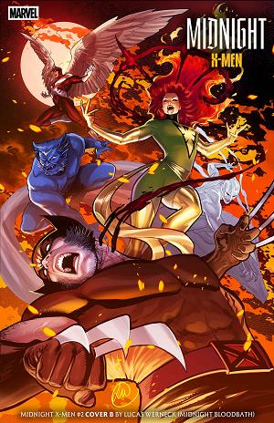 Midnight X-Men #2 COVER B LUCAS WERNECK MIDNIGHT BLOODBATH VARIANT cover
