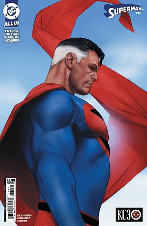 Superman #43 CVR E CVR E BEN OLIVER KINGDOM COME 30TH ANNIVERSARY CARD STOCK cover