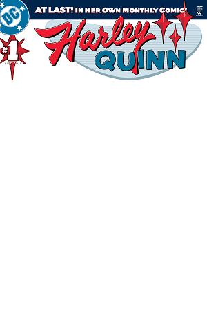 Harley Quinn #1 CVR B FACSIMILE EDITION CVR B BLANK CARD STOCK cover