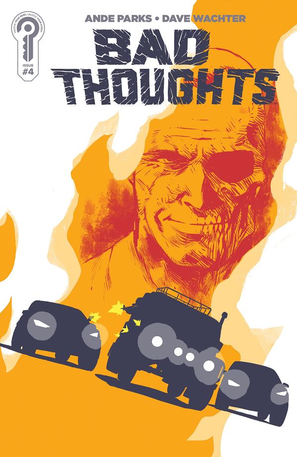 Bad Thoughts #4 cover by Dave Wachter