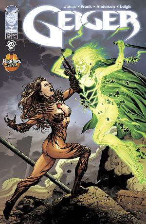 Geiger #25 CVR F CVR F GARY FRANK & BRAD ANDERSON WITCHBLADE TEAM UP cover