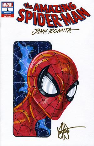 Df Amazing Spiderman #1 BLANK cover