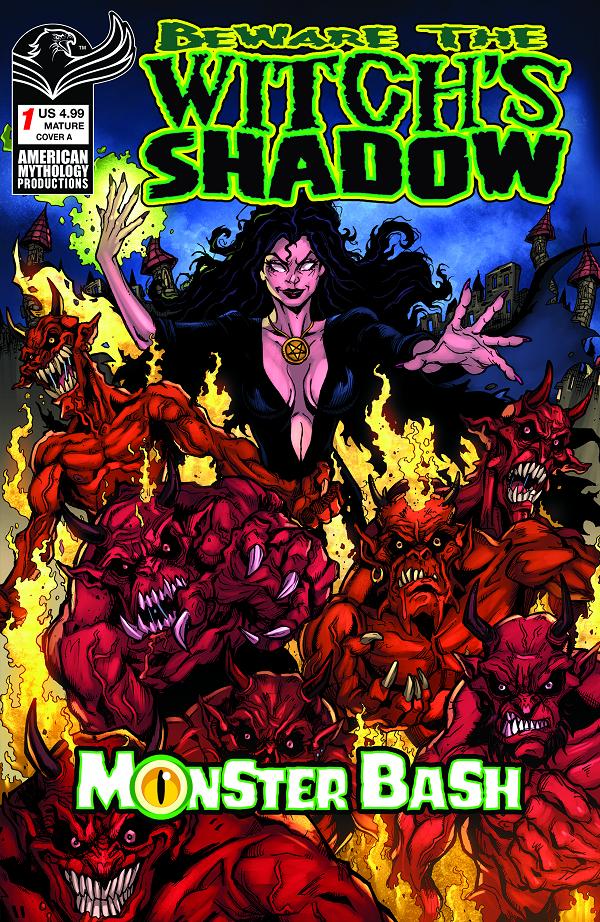 Beware The Witchs Shadow Monster Bash #1 cover by Puis Calzada