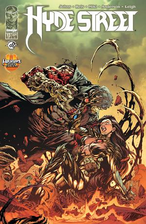 Hyde Street #13 CVR C CVR C IVAN REIS & DANNY MIKI WITCHBLADE TEAM UP cover