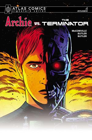 Archie Vs The Terminator #1 CVR K CVR K FRANCESCO FRANCAVILLA ATLAS EDITION SIGNED BY FRANCESCO FRANCAVILLA cover