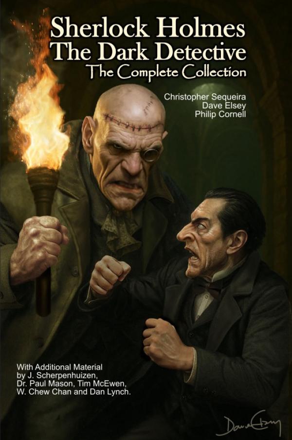 Sherlock Holmes Dark Detective The Complete Collection TP (Mr) cover by Dave Elsey