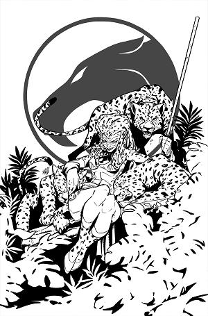 Thundercats Cheetara #2 CVR M CVR M INC 1:7 ALESSANDRO MIRACOLO LINE ART VIRGIN cover
