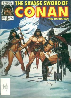 The Savage Sword Of Conan #121 null cover