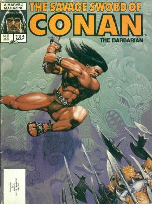 The Savage Sword Of Conan #124 null cover