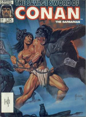 The Savage Sword Of Conan #134 null cover