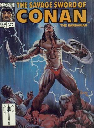 The Savage Sword Of Conan #138 null cover