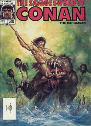 The Savage Sword Of Conan #135 null cover