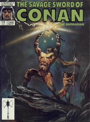 The Savage Sword Of Conan #142 null cover