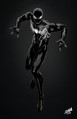 Amazing Spider-Man #1005 DAVID NAKAYAMA COLOR BLOCK BLACK VIRGIN 1:50 VARIANT [1:50] cover