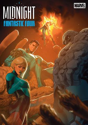 Midnight Fantastic Four #2 COVER E TAURIN CLARKE MIDNIGHT GALLERY 1:25 VARIANT [1:25] cover