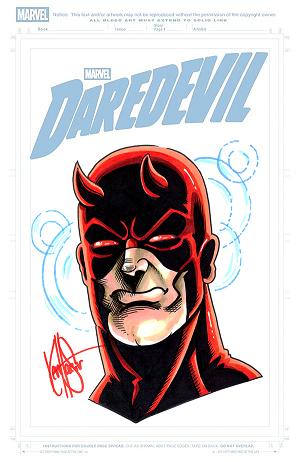 Df Daredevil #1 BLANK cover