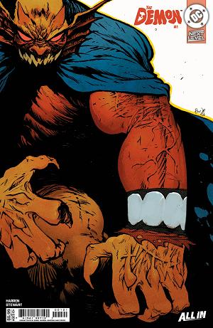 Demon #1 CVR B CVR B DANIEL WARREN JOHNSON CARD STOCK cover