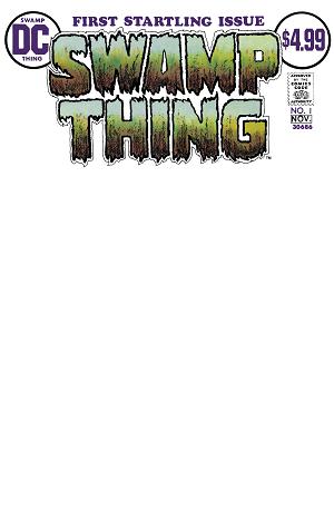 Swamp Thing #1 CVR D FACSIMILE EDITION CVR D BLANK CARD STOCK cover