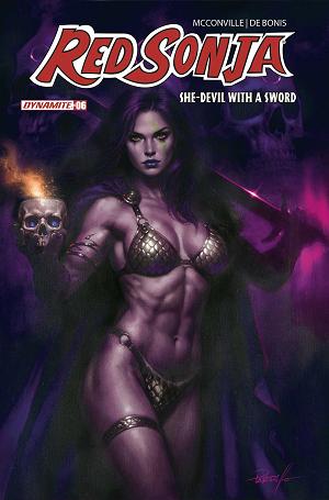 Red Sonja She Devil With A Sword #6 CVR L CVR L LUCIO PARRILLO ULTRAVIOLET cover