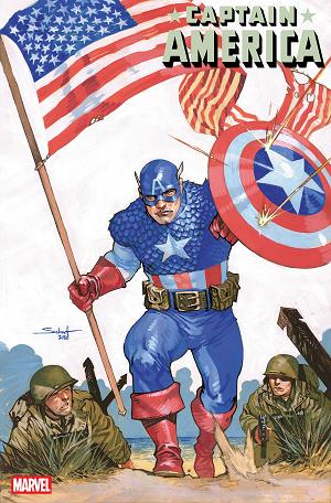 Captain America #16 JONAS SCHARF ART STYLE VARIANT cover