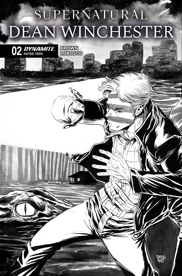 Supernatural Dean Winchester #2 cover by Drew Moss