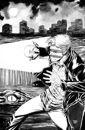 Supernatural Dean Winchester #2 CVR L CVR L INC 1:7 DREW MOSS LINE ART VIRGIN cover