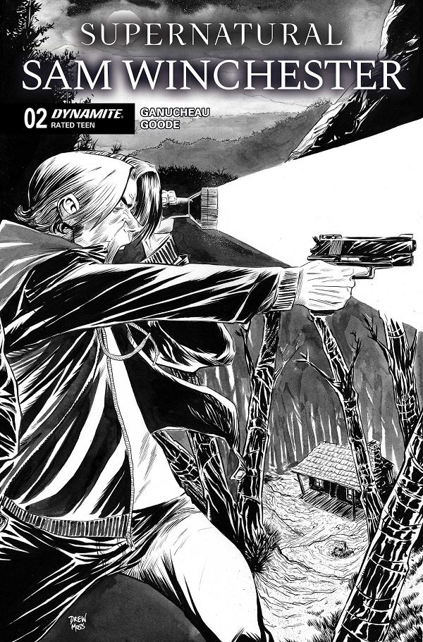 Supernatural Sam Winchester #2 cover by Drew Moss