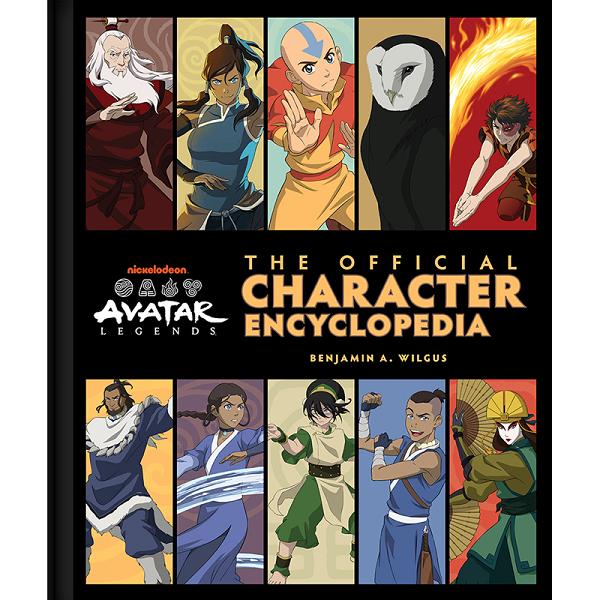 Avatar Legends HC The Official Character Encyclopedia cover by Ben Wilgus
