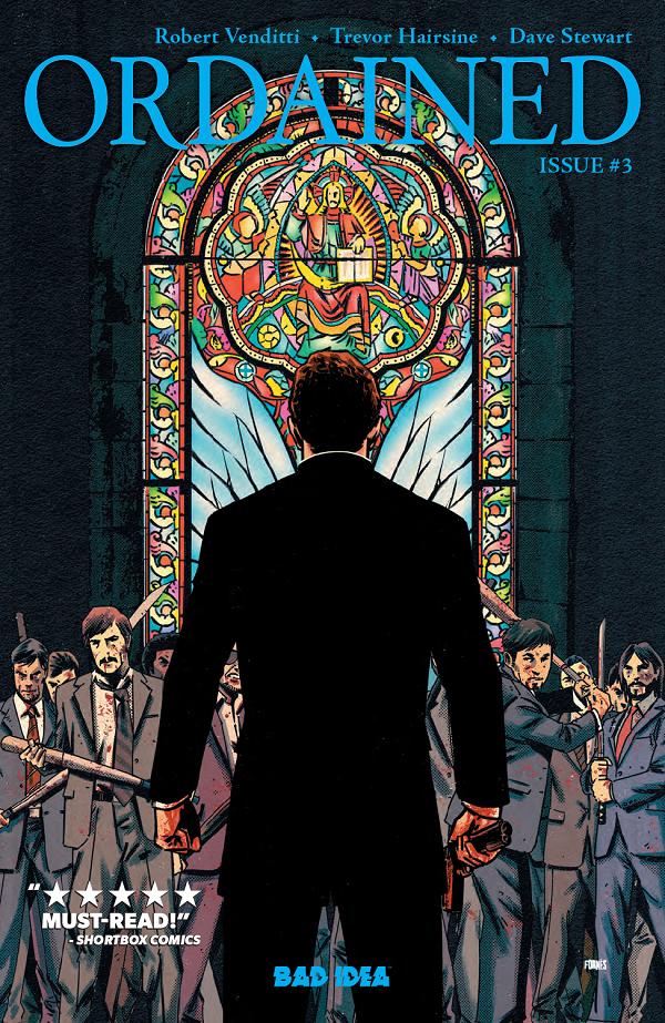 Ordained #3 variant cover by Jorge Fornes