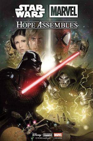Star Wars/Marvel: Hope Assembles #1 COVER C KAARE ANDREWS BATTLE VARIANT cover